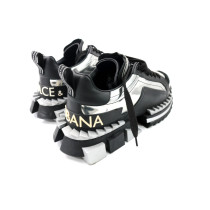 Dolce & Gabbana Sneakers Pelle Argento