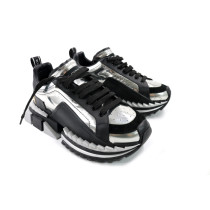 Dolce & Gabbana Sneakers Pelle Argento