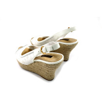 Louis Vuitton Sandali Tela Bianca