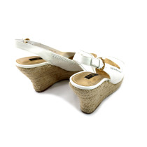 Louis Vuitton Sandali Tela Bianca