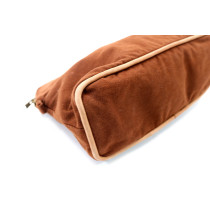 Hermes Pochette Tessuto Marrone