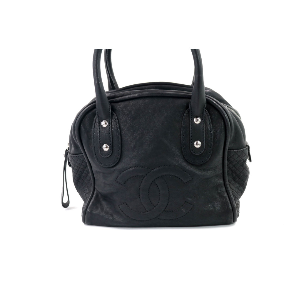Chanel Bauletto Bowling Pelle Nera