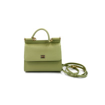 Dolce & Gabbana Sicily Small Pelle Dauphine Verde