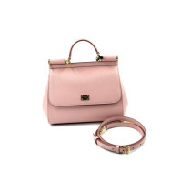 Dolce & Gabbana Sicily Media Pelle Dauphine Rosa