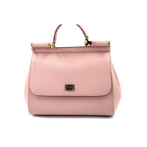 Dolce & Gabbana Sicily Media Pelle Dauphine Rosa