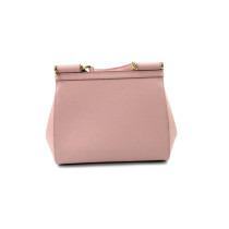 Dolce & Gabbana Sicily Media Pelle Dauphine Rosa