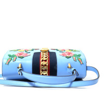 Gucci Silvye Pelle Azzurra