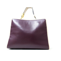 Fendi Runway Pelle Viola Scuro