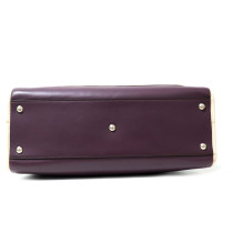 Fendi Runway Pelle Viola Scuro