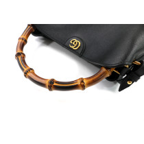 Gucci Diana Media Pelle Nera