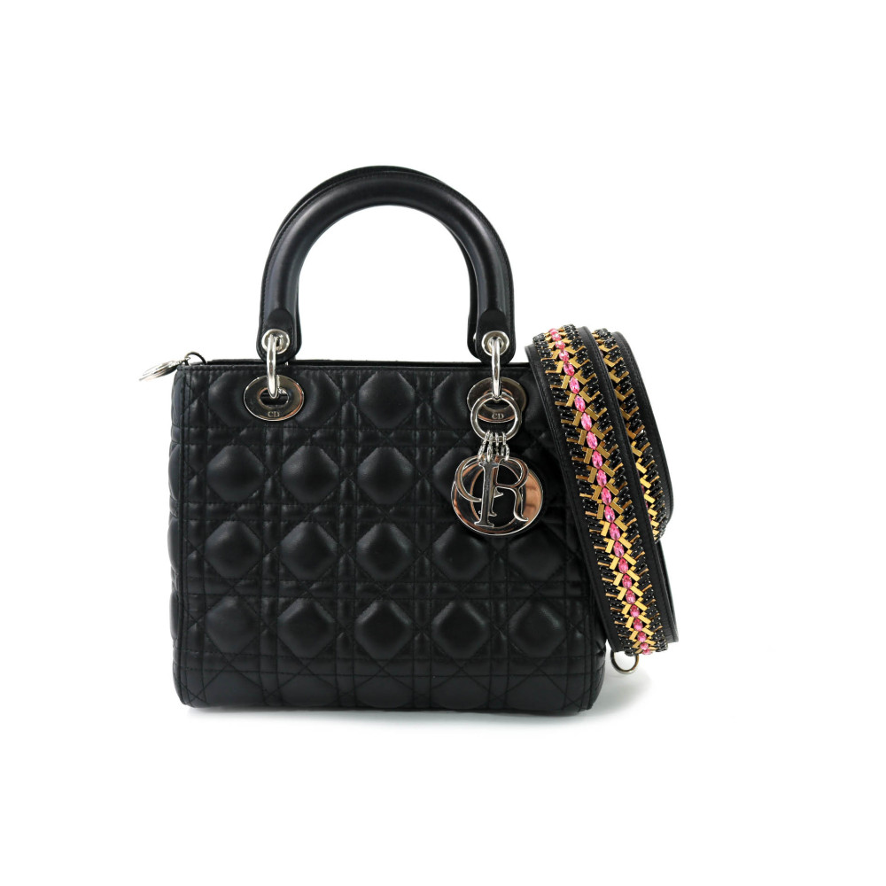 Dior Lady Media Pelle Nera