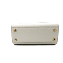 Dolce & Gabbana Sicily Small Pelle Saffiano Panna