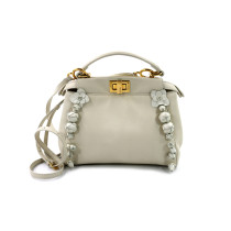 Fendi Peekaboo Mini Limited Pelle Burro