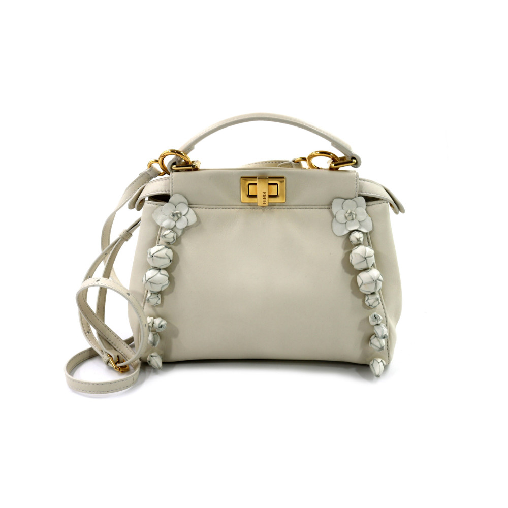 Fendi Peekaboo Mini Limited Pelle Burro