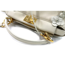 Fendi Peekaboo Mini Limited Pelle Burro