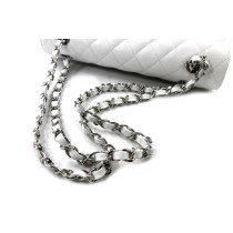 Chanel Timeless Pelle Bianca