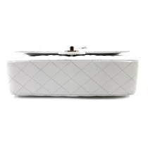 Chanel Timeless Pelle Bianca