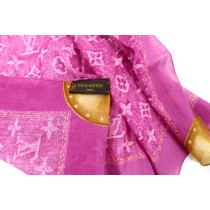 Louis Vuitton Foulard Cotone Fucsia