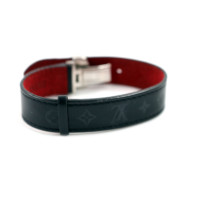 Louis Vuitton Bracciale Pelle e Metallo