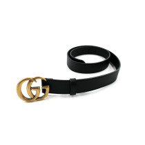 Gucci Cintura Marmont Pelle Nera