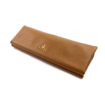 Prada Pochette Pelle Saffiano Marrone