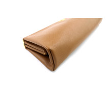 Prada Pochette Pelle Saffiano Marrone
