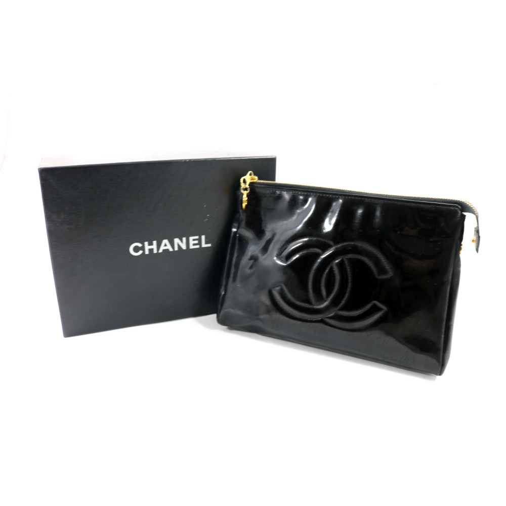 Chanel Pochette Vernis Nera