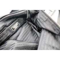 Prada Shopper Tela Vela Nera