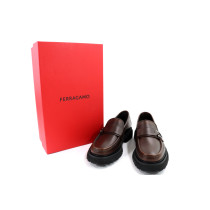 Ferragamo Mocassino Pelle Marrone