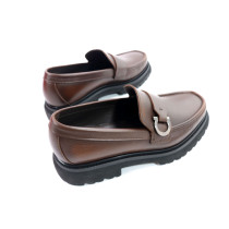 Ferragamo Mocassino Pelle Marrone