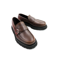 Ferragamo Mocassino Pelle Marrone