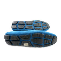 Ferragamo Mocassino Pelle Scamosciata Blu