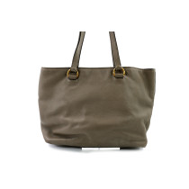 Prada Calf Logo Pelle Argilla