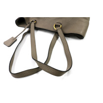 Prada Calf Logo Pelle Argilla