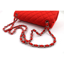 Chanel Jumbo Jersey Rosso