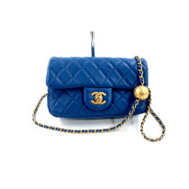 copie de Chanel Rectangular Pelle Blu