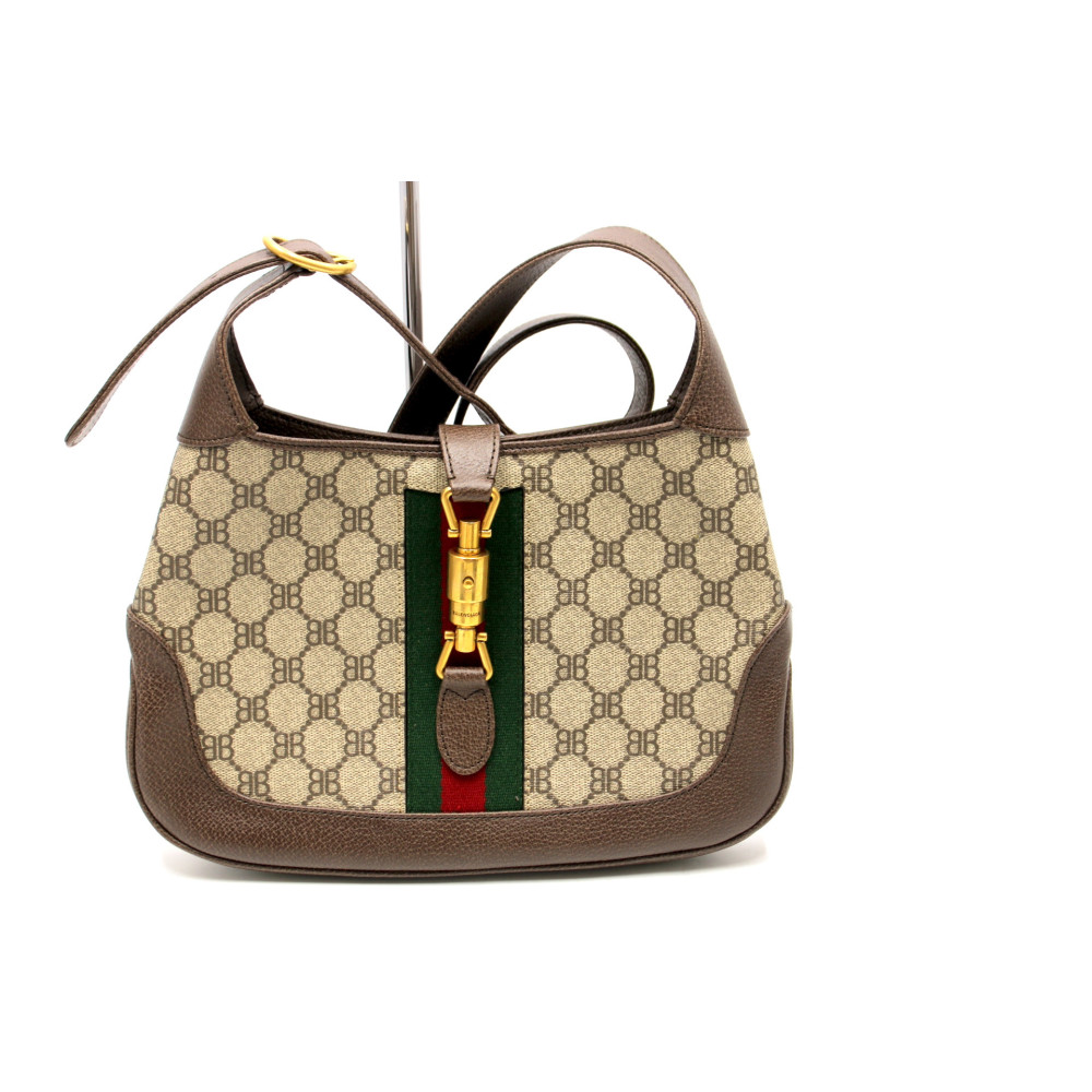 Balenciaga  Per Gucci Jackie Tela Beige