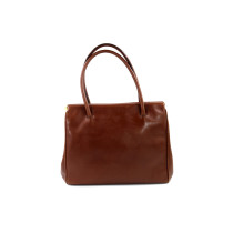 Prada Shopping Pelle Marrone
