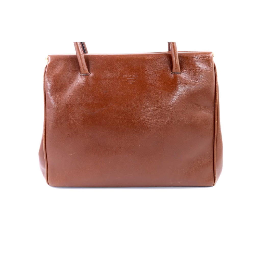 Prada Shopping Pelle Marrone