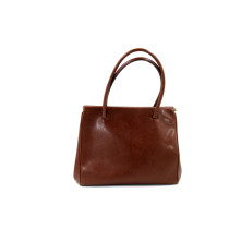 Prada Shopping Pelle Marrone