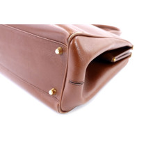 Prada Shopping Pelle Marrone
