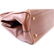 Prada Shopping Pelle Marrone