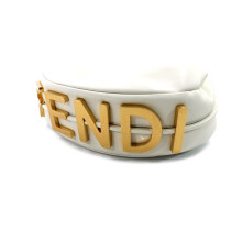 Fendi Fendigraphy MM Pelle Bianca