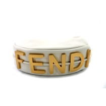 Fendi Fendigraphy MM Pelle Bianca