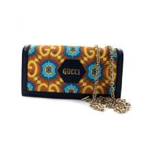 Gucci Woc Centenario Limited Tela Multicolor e Pelle Blu