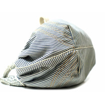 Fendi Spy Tessuto Riagato Bianco e Blu