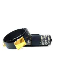 Dior Montaigne 30 Tela Oblique Blu