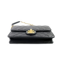 Chanel Tracollina Pelle Nera