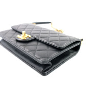 Chanel Tracollina Pelle Nera