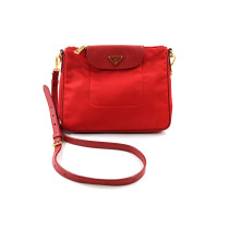 Prada Tracollina Tela Rossa